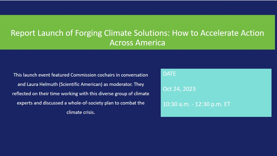 Solutions: How to Accelerate Action Across America